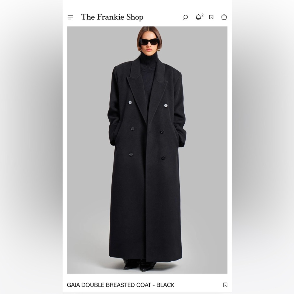 The Frankie shop - Gaia double breasted coat